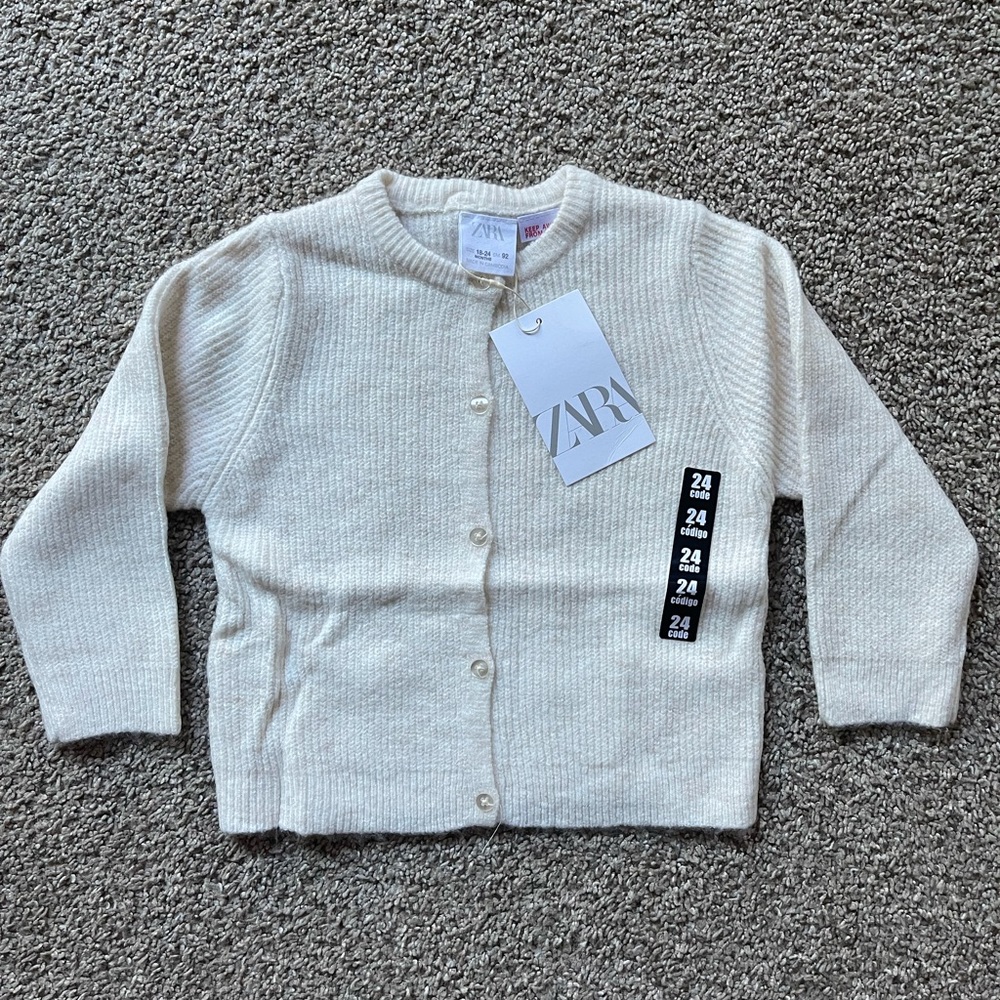 Zara kids button sweater